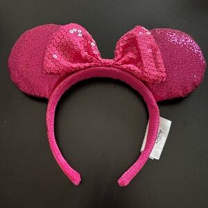 Disney Barbie Hot Pink Minnie Mouse Ears Headband